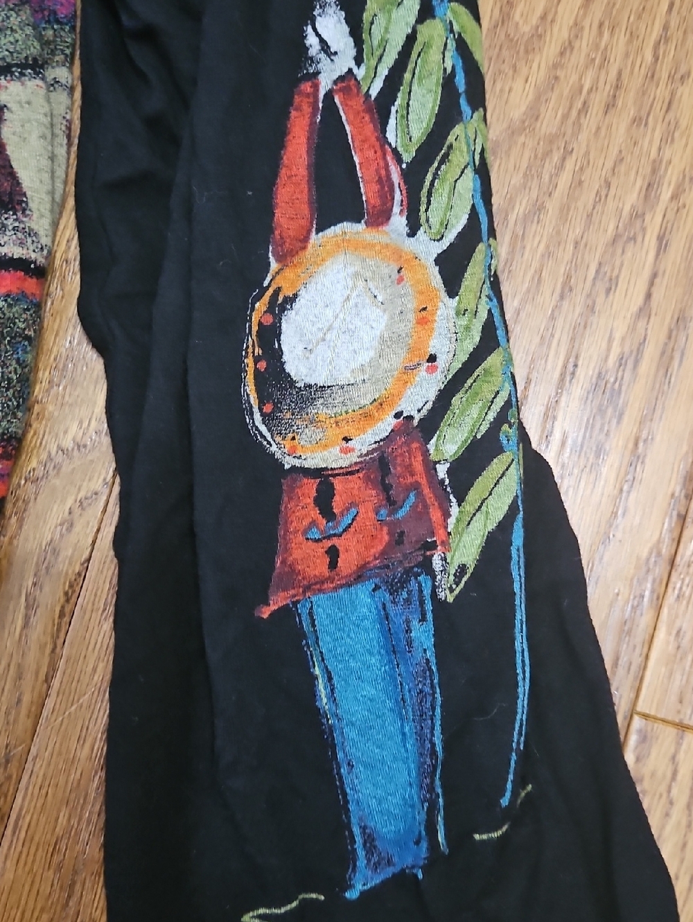 Vintage Chico’s Asian inspired 3/4 sleeve Top Art to Wear Sz 3 or XL - Picture 3 of 7